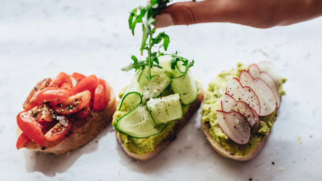 tartines de legumes